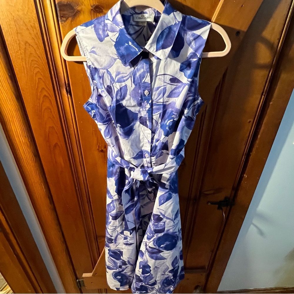 Calvin Klein Women’s Floral Shirtdress